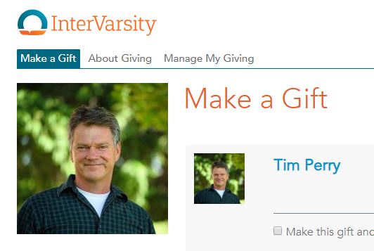 gift to tim's account